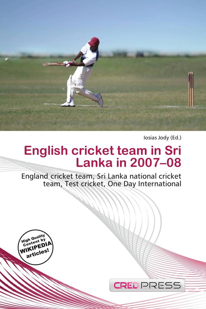 English cricket team in Sri Lanka in 2007-08