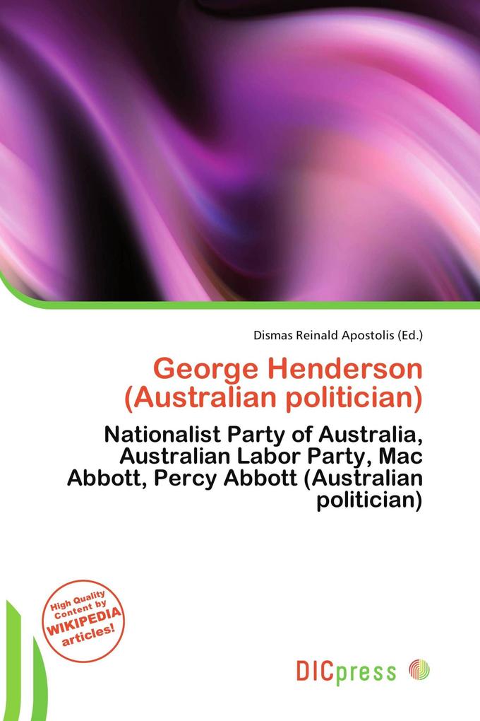 George Henderson (Australian politician)