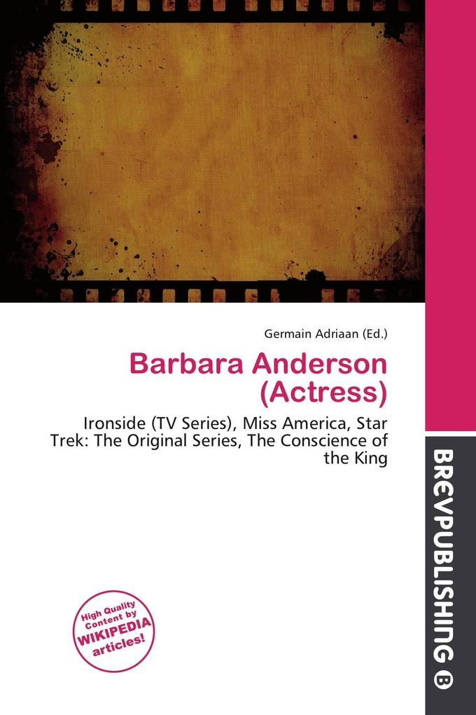 Barbara Anderson (Actress)
