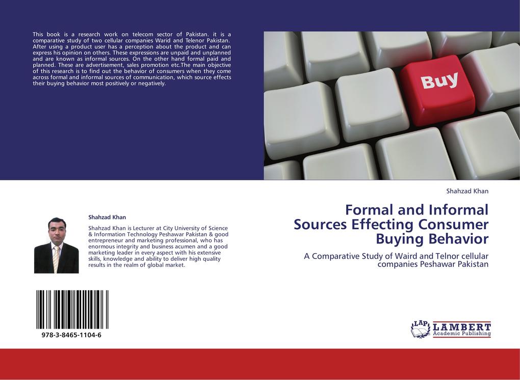 Formal and Informal Sources Effecting Consumer Buying Behavior - Shahzad Khan
