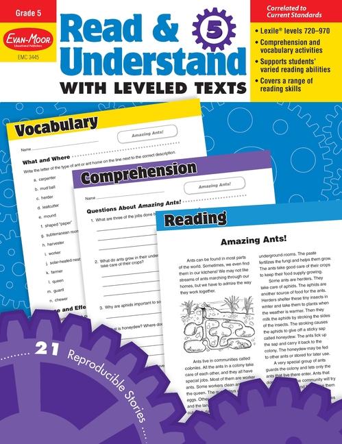 Read and Understand with Leveled Texts Grade 5 Teacher Resource