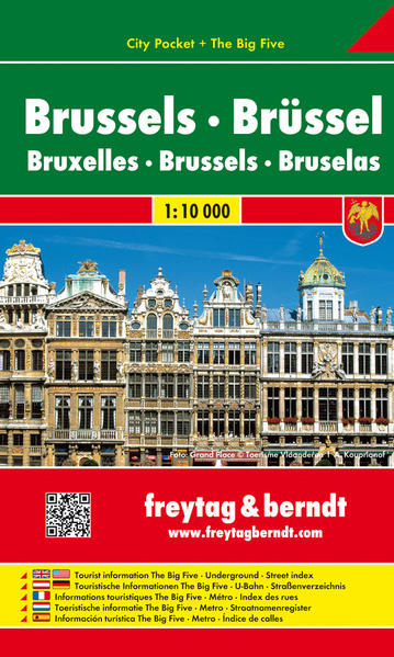 Brüssel 1 : 10 000 City Pocket + The Big Five