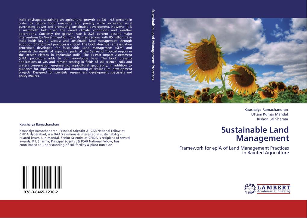 Sustainable Land Management - Kaushalya Ramachandran/ Uttam Kumar Mandal/ Kishori Lal Sharma