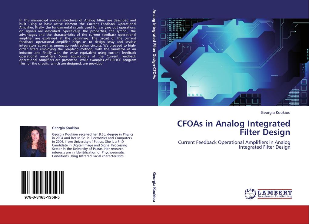 CFOAs in Analog Integrated Filter Design