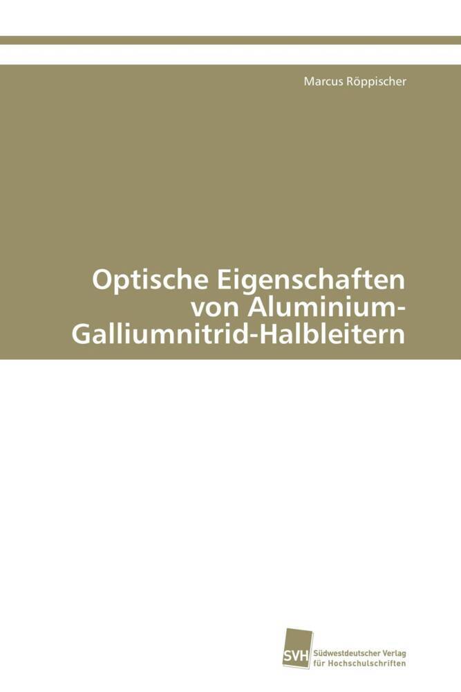 Optische Eigenschaften von Aluminium-Galliumnitrid-Halbleitern