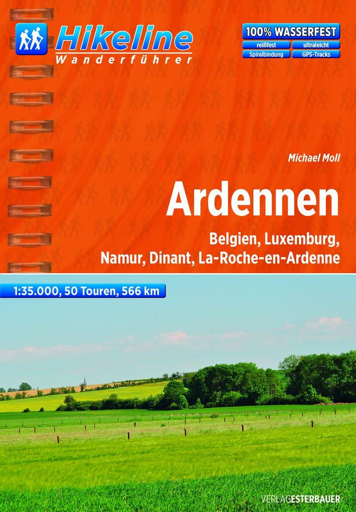 Image of Hikeline Wanderführer Ardennen 1 : 35 000