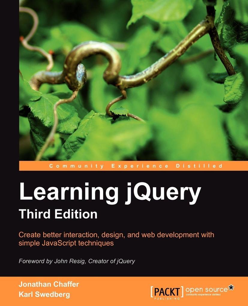 Learning Jquery Third Edition