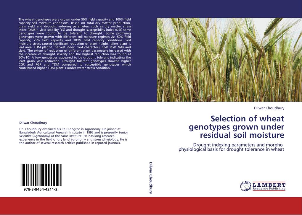 Selection of wheat genotypes grown under residual soil moisture
