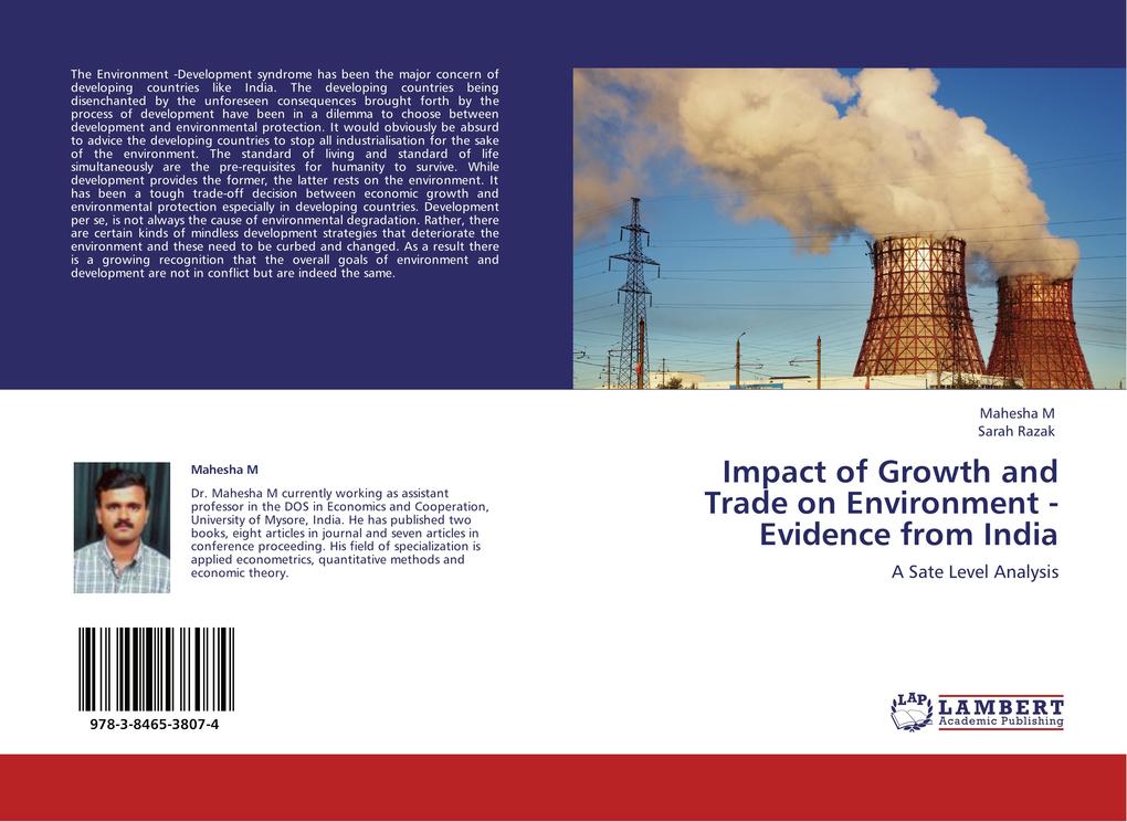 Impact of Growth and Trade on Environment - Evidence from India