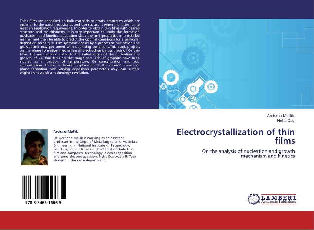 Electrocrystallization of thin films