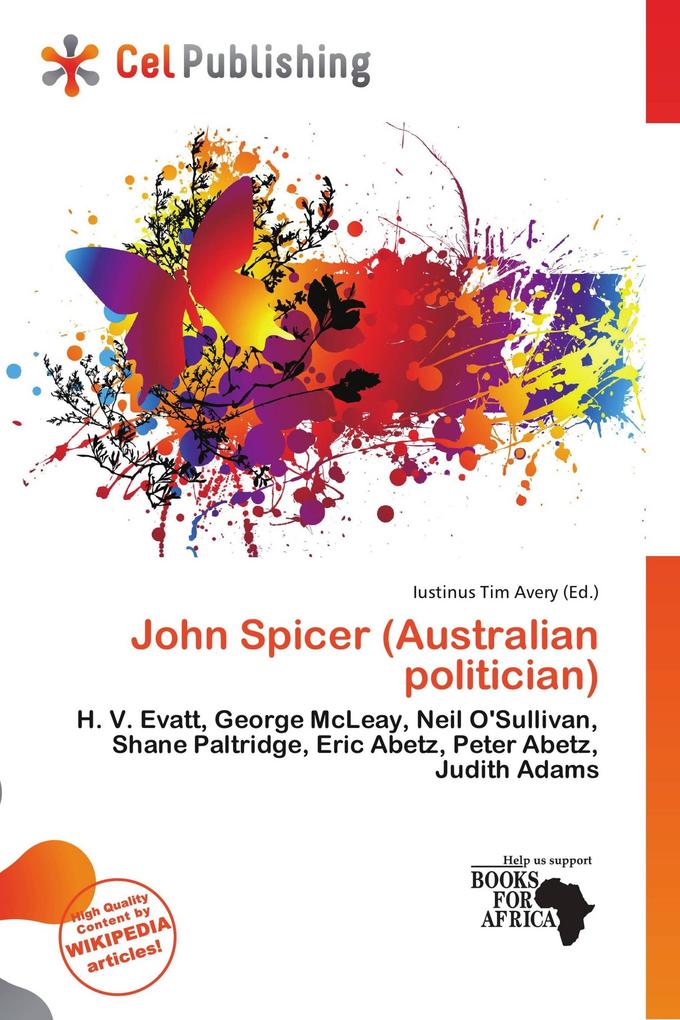 John Spicer (Australian politician)