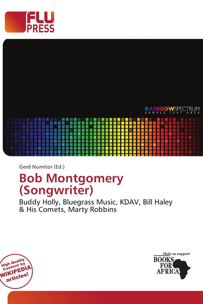 Bob Montgomery (Songwriter)