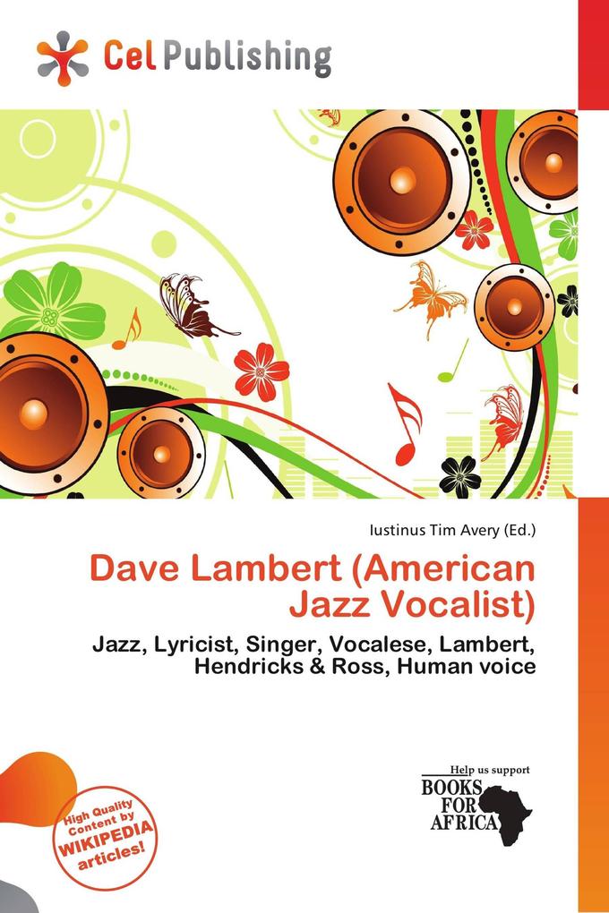 Dave Lambert (American Jazz Vocalist)