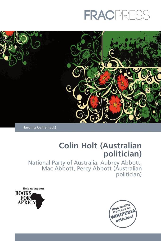 Colin Holt (Australian politician)
