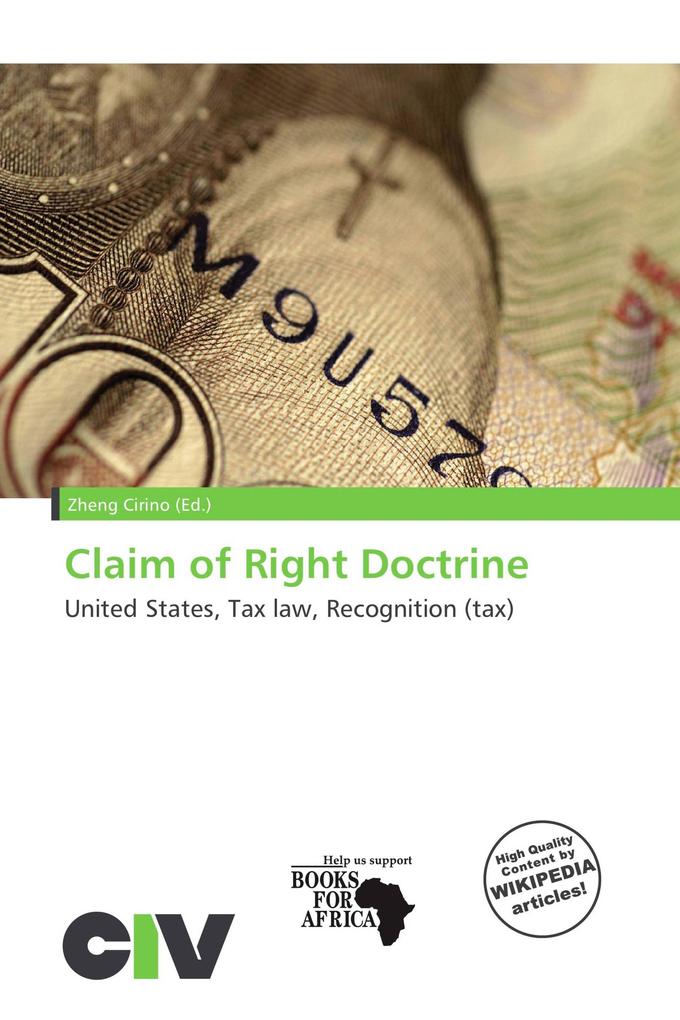 Claim of Right Doctrine