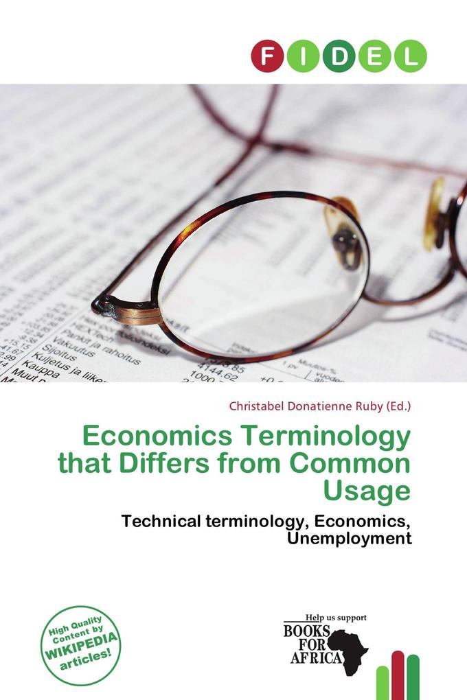 Economics Terminology that Differs from Common Usage
