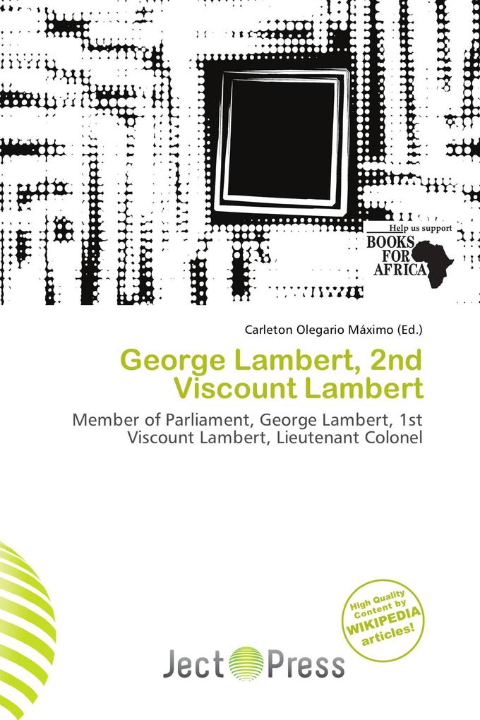George Lambert 2nd Viscount Lambert