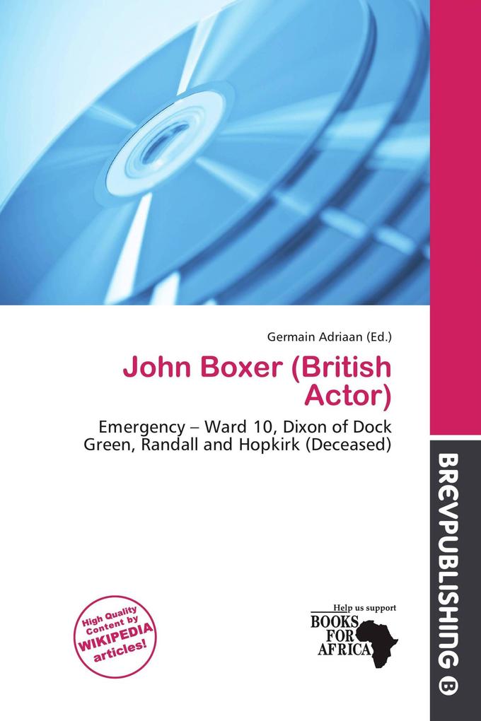 John Boxer (British Actor)