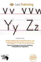 International Conference on Intelligent Text Processing