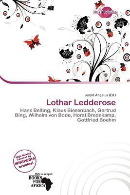 Lothar Ledderose