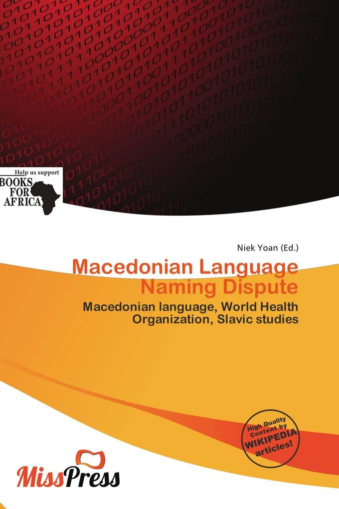 Macedonian Language Naming Dispute