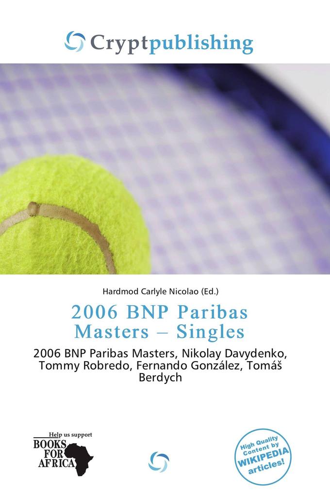 2006 BNP Paribas Masters - Singles