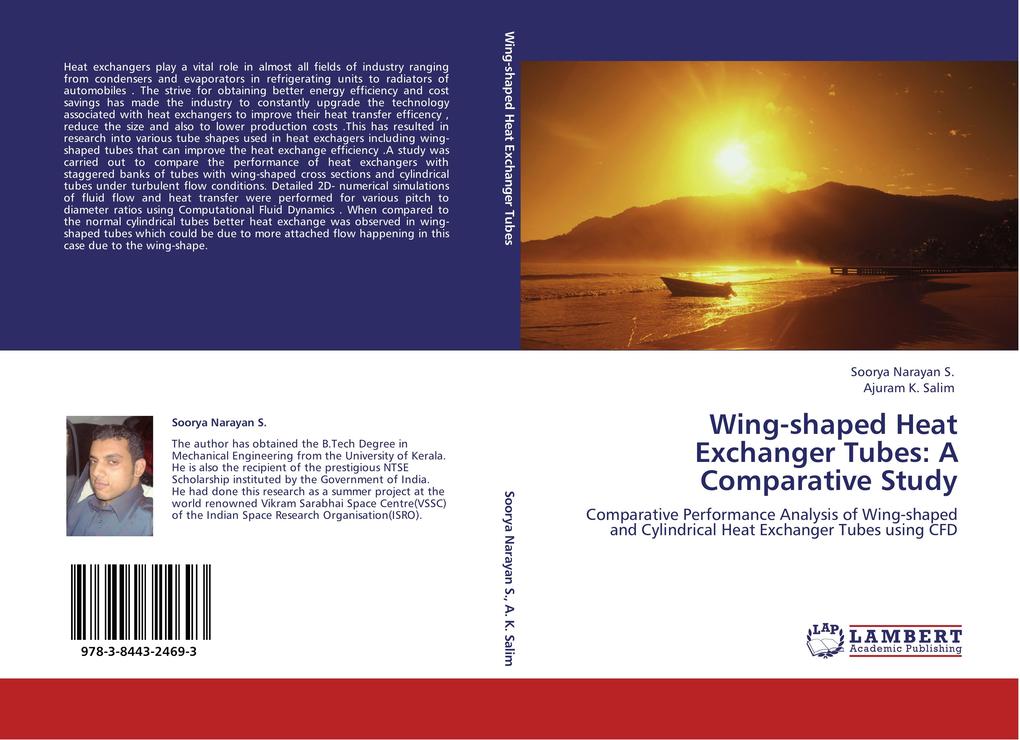 Wing-shaped Heat Exchanger Tubes: A Comparative Study