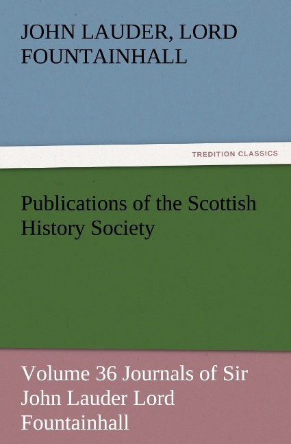 Publications of the Scottish History Society