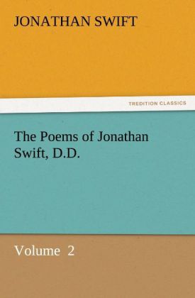 The Poems of Jonathan Swift D.D.