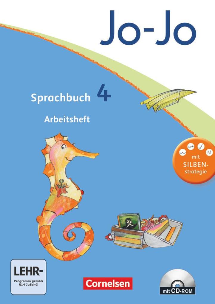 Jo-Jo Sprachbuch - Aktuelle allgemeine Ausgabe. 4. Schuljahr - Arbeitsheft mit CD-ROM - Rita Stanzel/ Henriette Naumann-Harms/ Sandra Meeh/ Frido Brunold