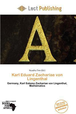 Karl Eduard Zachariae von Lingenthal
