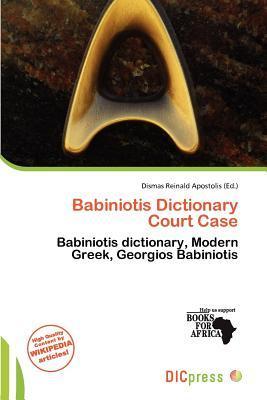 Babiniotis Dictionary Court Case