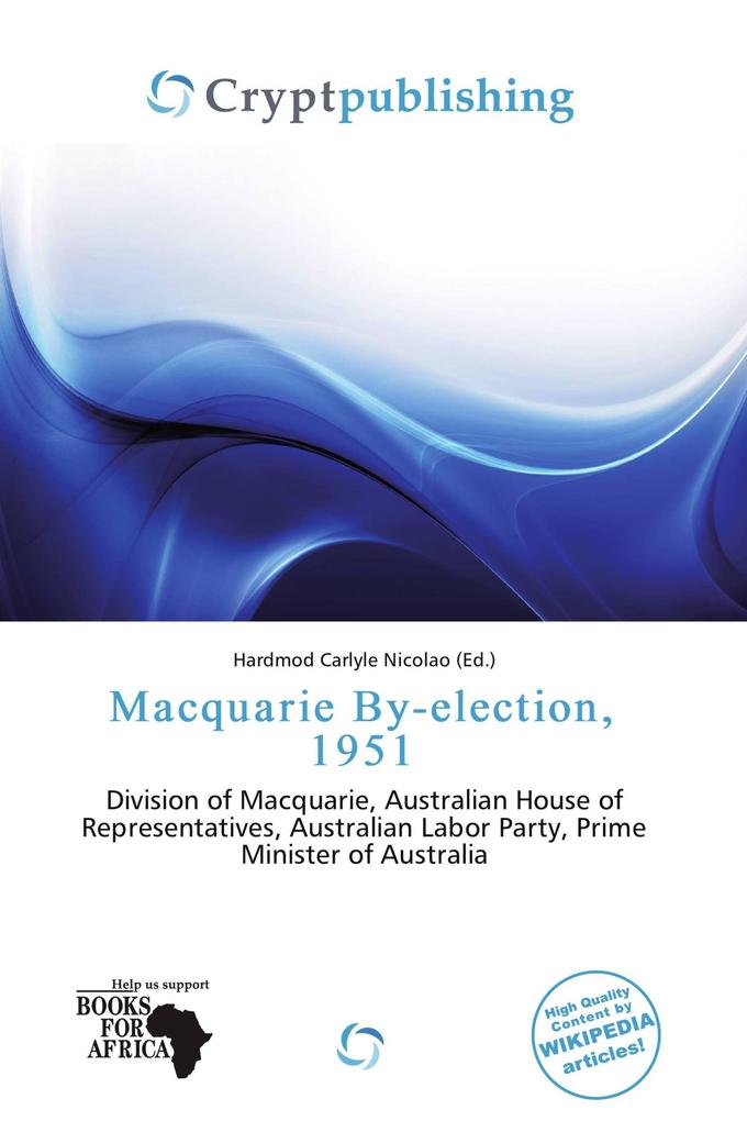Macquarie By-election 1951