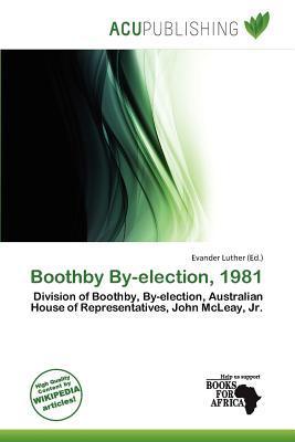 Boothby By-election 1981