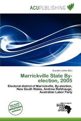 Marrickville State By-election 2005