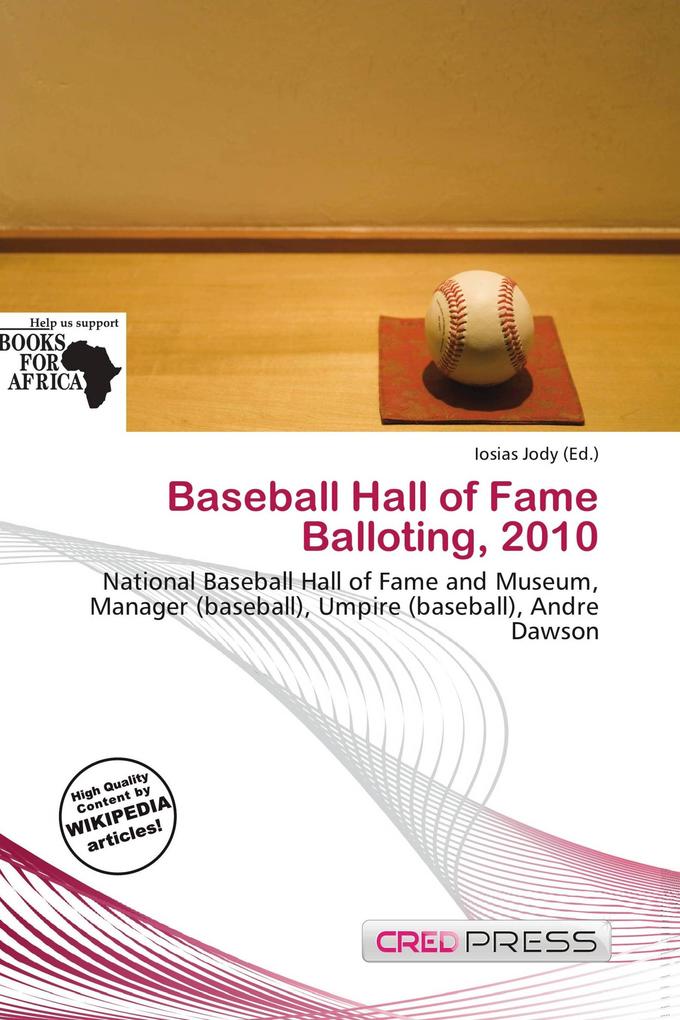 Baseball Hall of Fame Balloting 2010