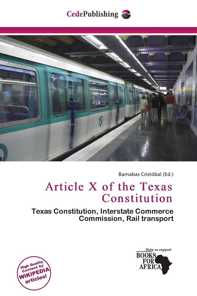 Article X of the Texas Constitution