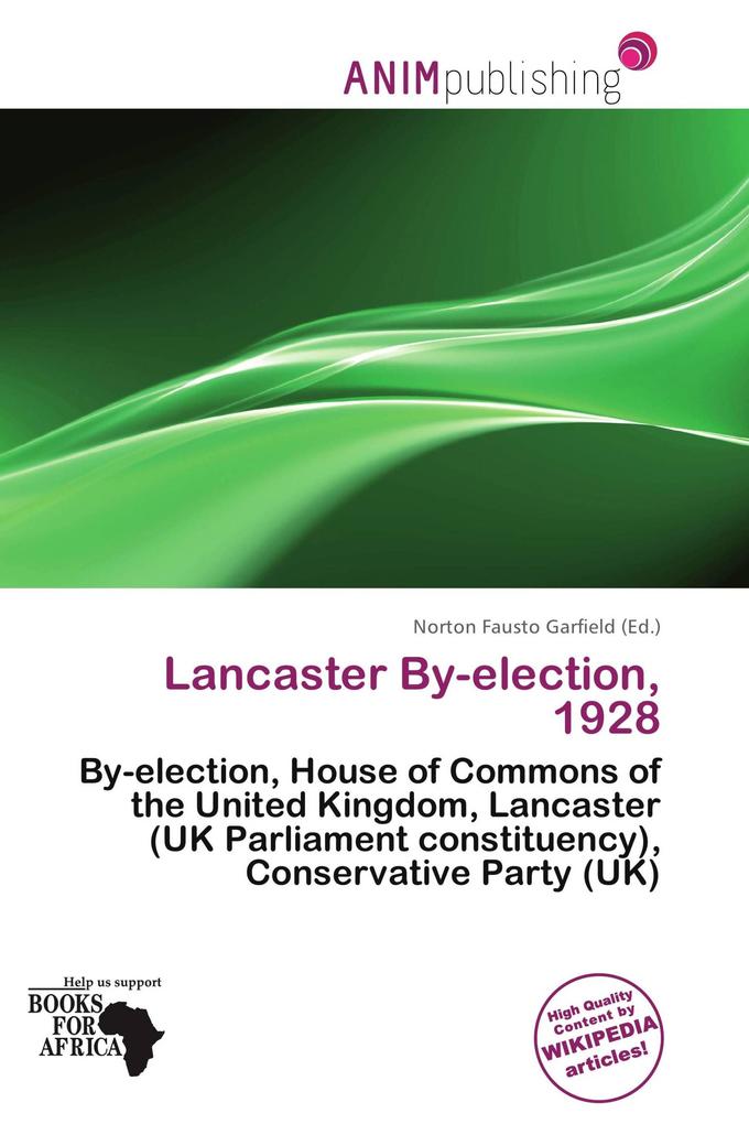 Lancaster By-election 1928