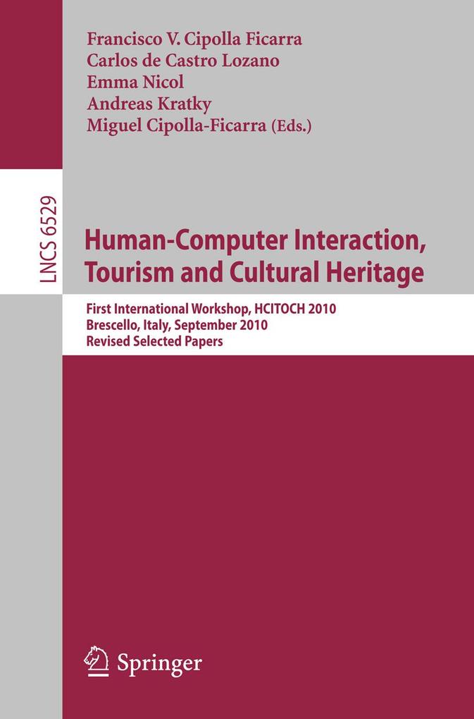 Human Computer Interaction Tourism and Cultural Heritage