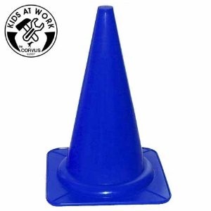 Corvus A310023 - Kids at work: Leitkegel 28 cm blau