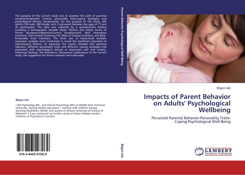 Impacts of Parent Behavior on Adults‘ Psychological Wellbeing