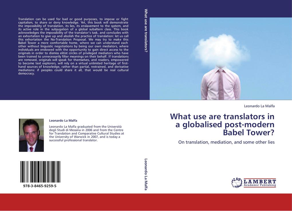 What use are translators in a globalised post-modern Babel Tower? - Leonardo La Malfa