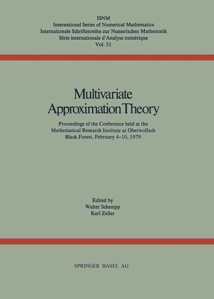 Multivariate Approximation Theory