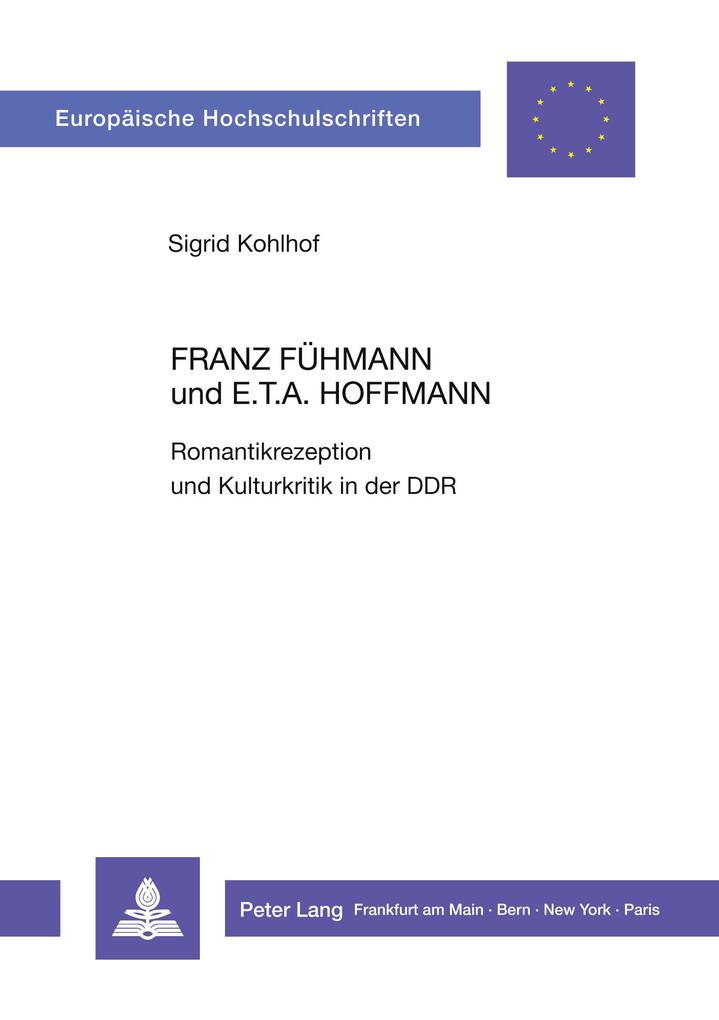 Franz Fühmann und E.T.A. Hoffmann