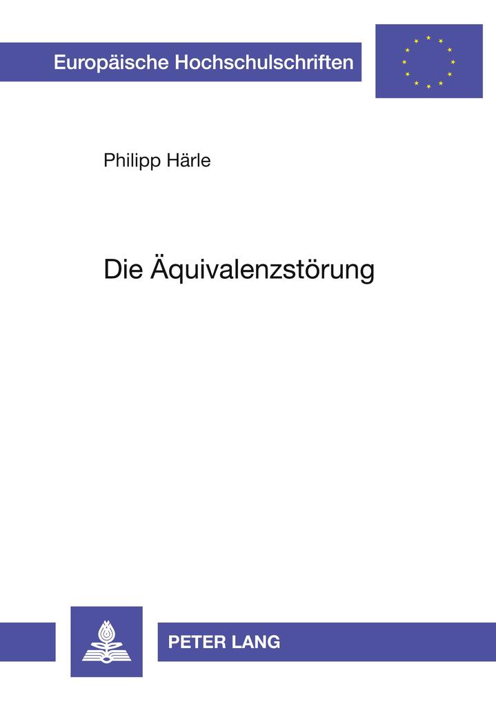 Die Äquivalenzstörung