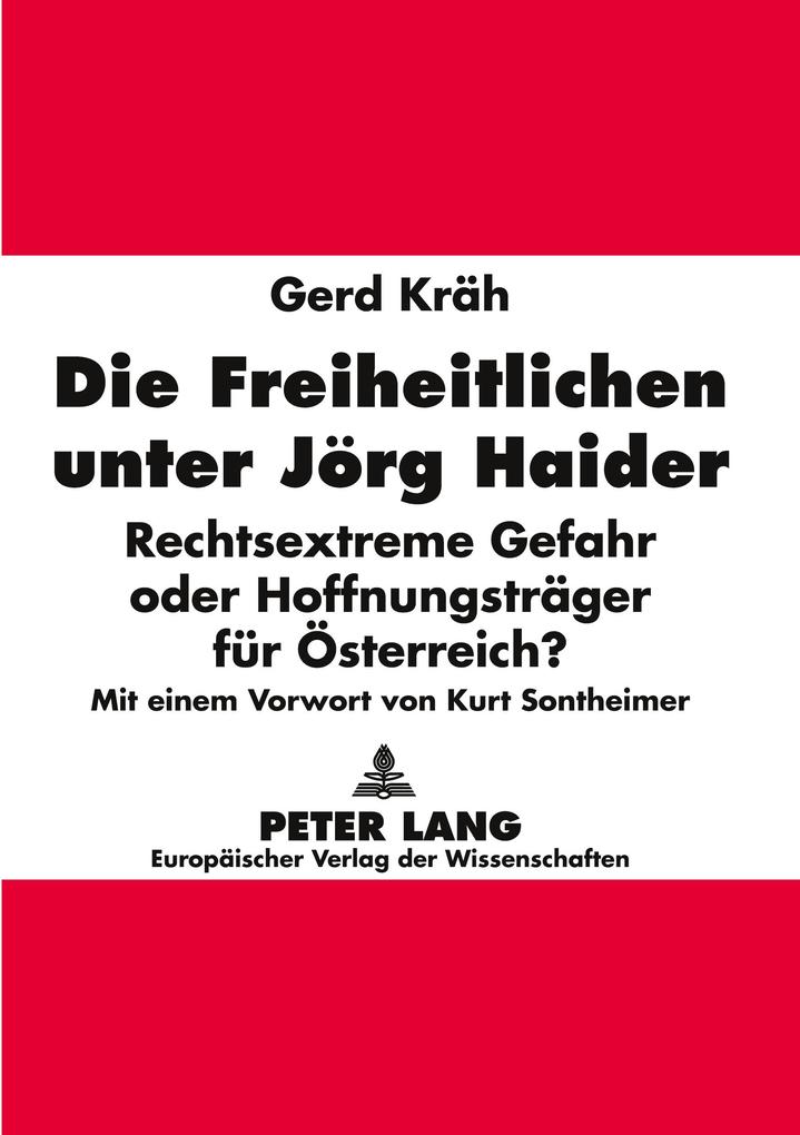 Die Freiheitlichen unter Jörg Haider