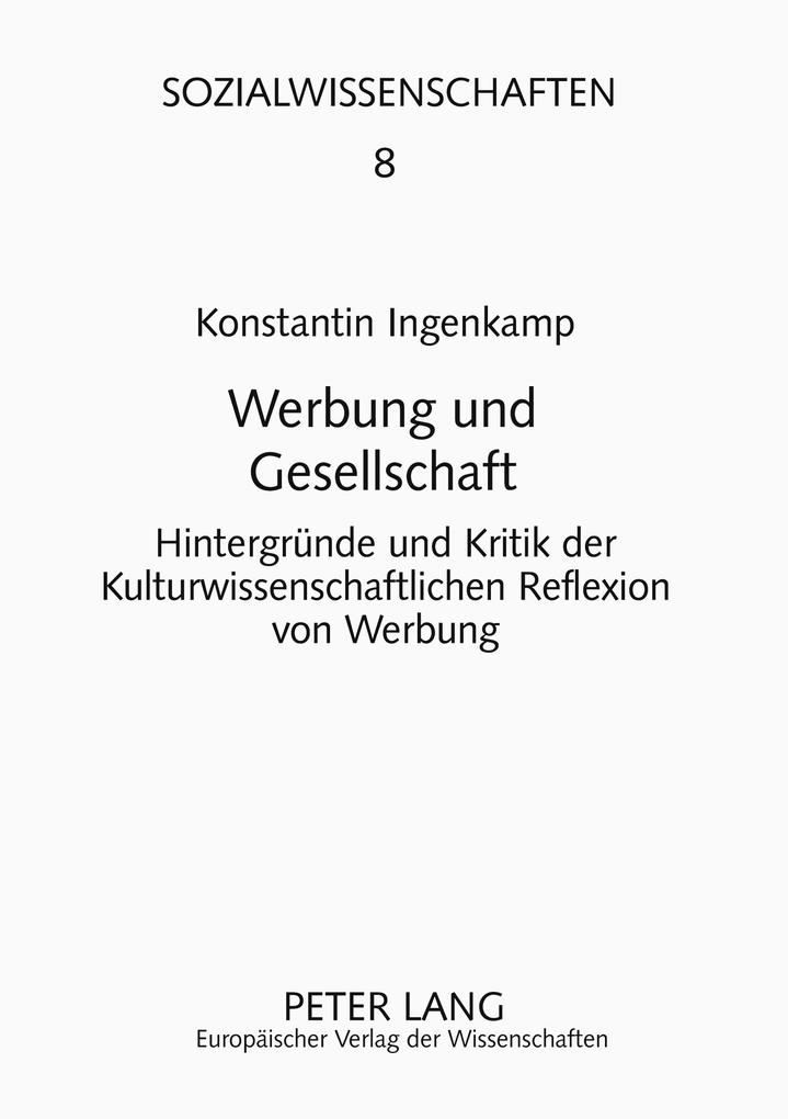 Werbung und Gesellschaft