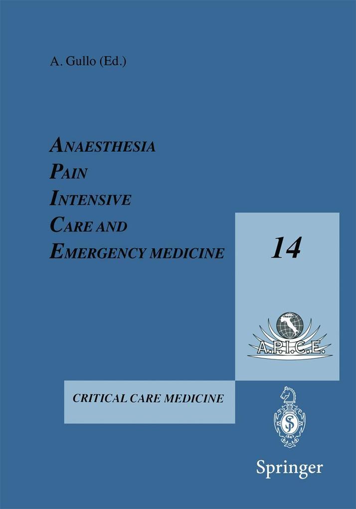 Anesthesia Pain Intensive Care and Emergency Medicine - A.P.I.C.E.