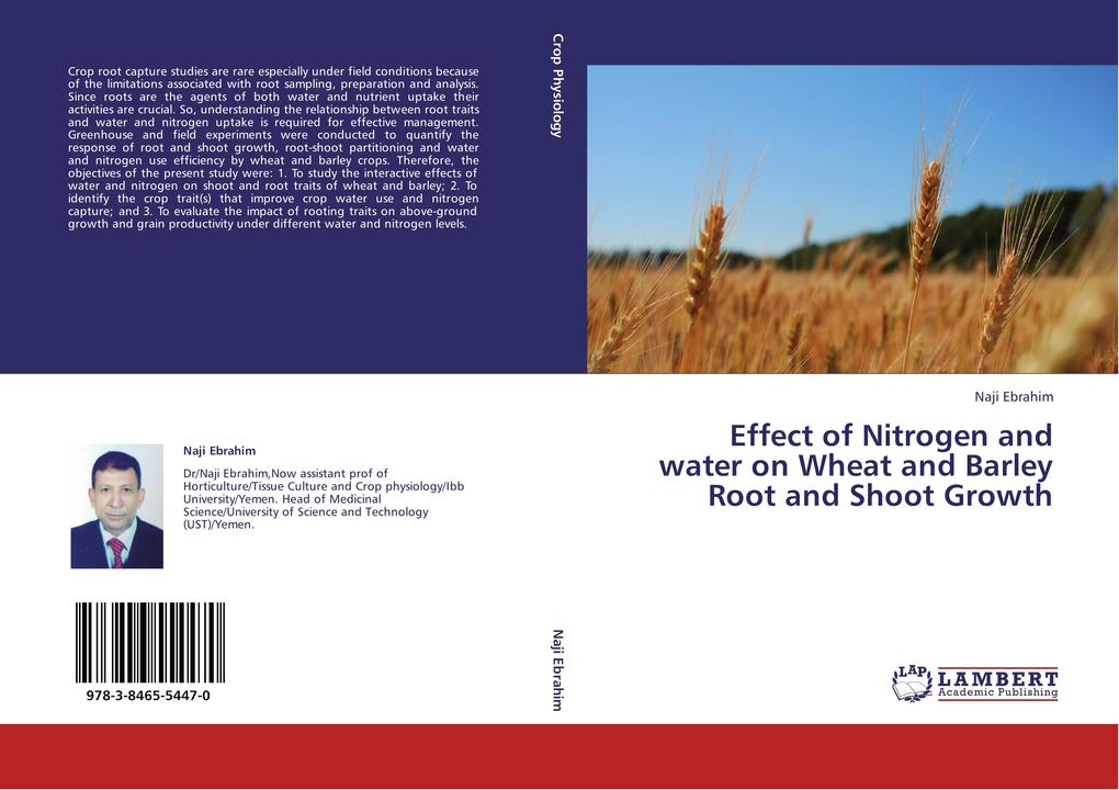 Effect of Nitrogen and water on Wheat and Barley Root and Shoot Growth
