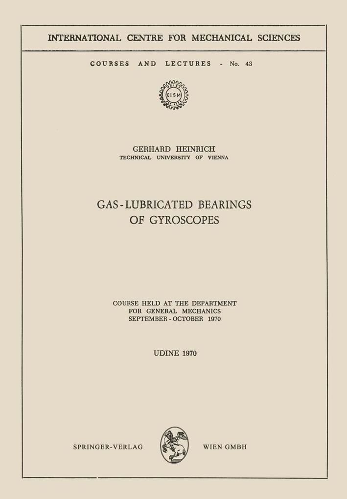 Gas-Lubricated Bearings of Gyroscopes